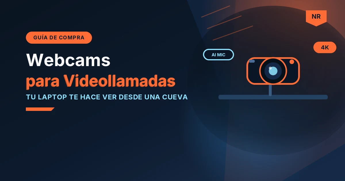 Las mejores webcams 2026 para videollamadas - portada NetaReview