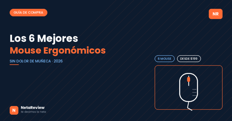 Los 6 Mejores Mouse Ergonómicos para Trabajar sin Dolor de Muñeca en México [2026]